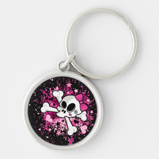 Porte-clés Girlie Skull (Devant)
