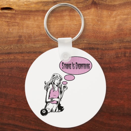 Porte-clés Girly Cue (Recto)