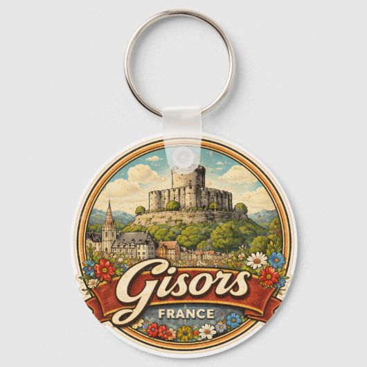 Porte-clés Gisors France (Recto)