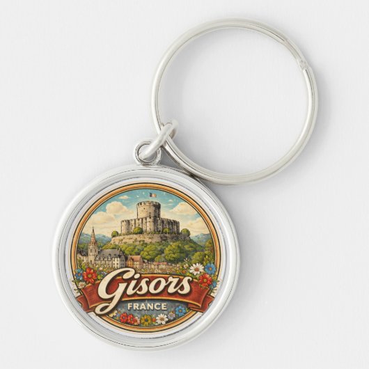 Porte-clés Gisors France (Devant)