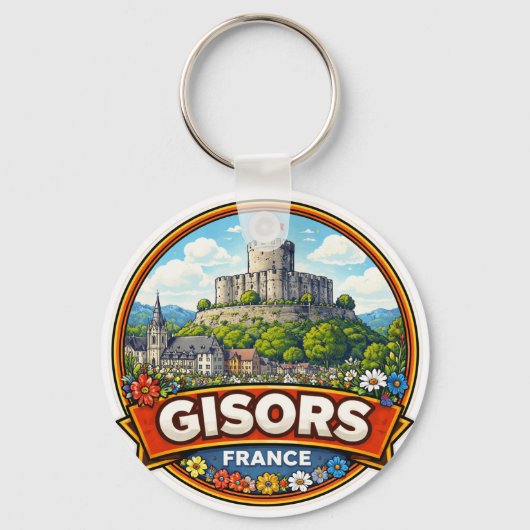 Porte-clés Gisors France (Recto)