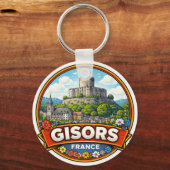 Porte-clés Gisors France (Recto)
