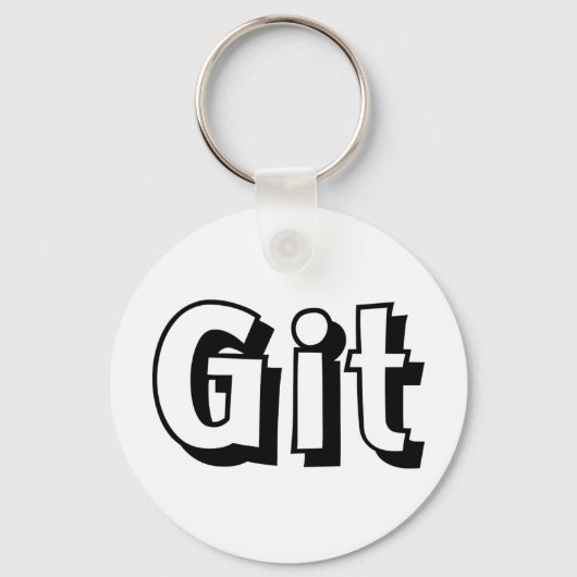 Porte-clés Git (Recto)