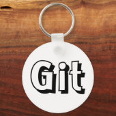 Porte-clés Git (Recto)