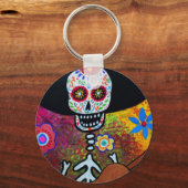 Porte-clés Gitarero Serenata Dia de los Muertos (Recto)