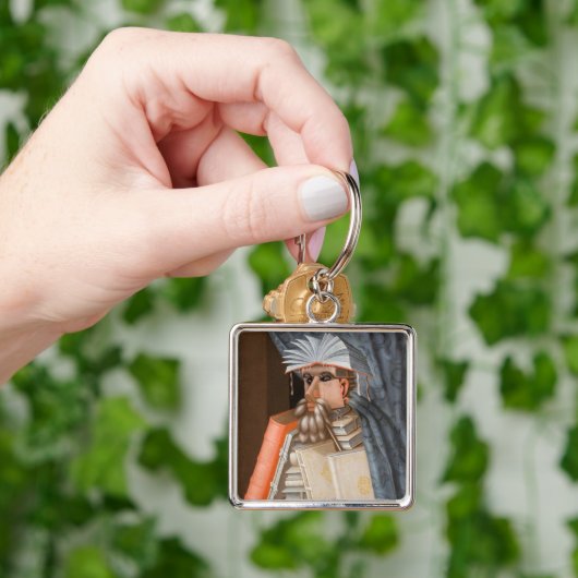 Porte-clés Giuseppe Arcimboldo - Le Bibliothécaire (main)