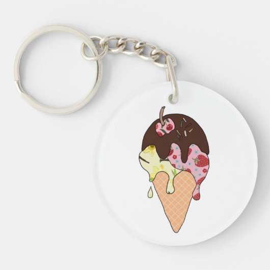 Porte-clés Glace (Devant)