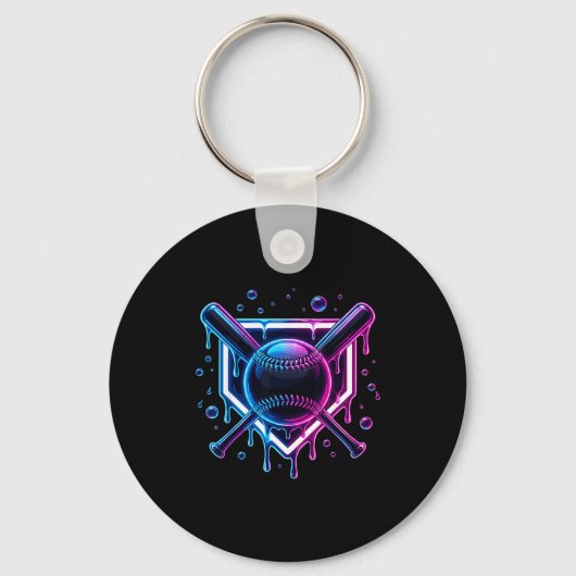 Porte-clés Glace Baseball Drip Batte Enfants (Recto)