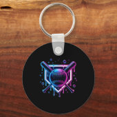 Porte-clés Glace Baseball Drip Batte Enfants (Recto)
