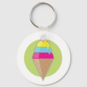 Porte-clés Glace colorée (Recto)