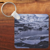 Porte-clés Glace et neige | Glacier Sólheimajökull, Islande (Recto)