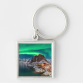Porte-clés Glace et neige | Northern Lights, Norvège (Devant)