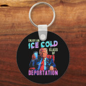 Porte-clés Glace Profitez De Glace Froid Gl De Déportation 1 (Recto)