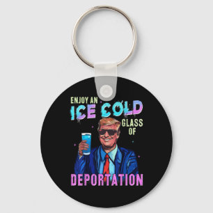 Porte-clés Glace Profitez D'Une Glace Froid Gl De Déportation