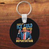 Porte-clés Glace Profitez D'Une Glace Froid Gl De Déportation (Recto)