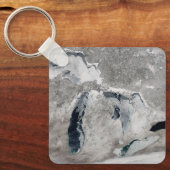 Porte-clés Glace Sur Les Grands Lacs, États-Unis. (Recto)