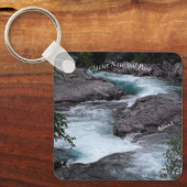 Porte-clés Glacier National Park Stream Photo (Recto)