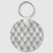 Porte-clés Glam Blue faux Velvet Nom de luxe (Verso)