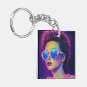 Porte-clés Glamour Neon Galaxy (Devant gauche)