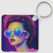 Porte-clés Glamour Neon Galaxy (Dos)