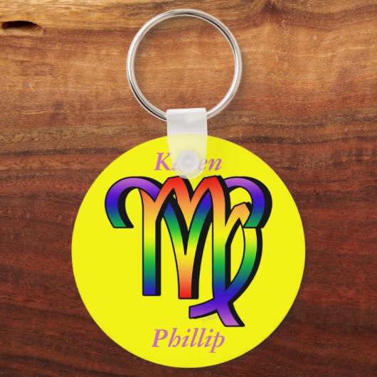 Porte-clés GLBT Aries & Virgo (Recto)