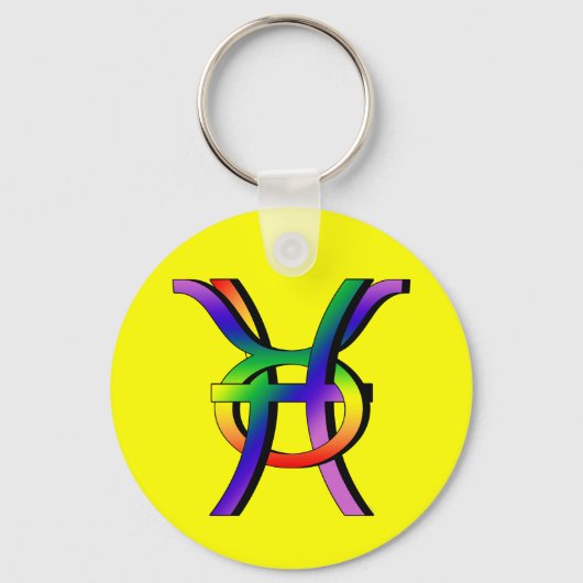 Porte-clés GLBT Poissons & Taurus (Recto)