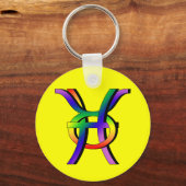 Porte-clés GLBT Poissons & Taurus (Recto)