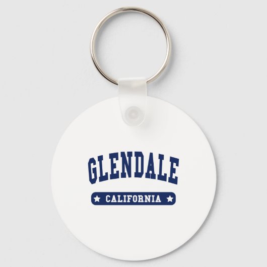 Porte-clés Glendale California College Style tee - shirt (Recto)