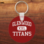 Porte-clés Glenwood - Titans - Lycée - Chatham Illinois (Recto)