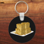 Porte-clés Glitch Food avoine gâteau (Recto)