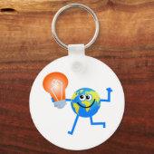 Porte-clés Globe à bulles (Recto)