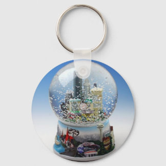Porte-clés Globe des neiges de Noël