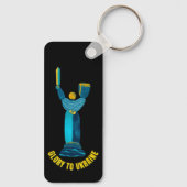 Porte-clés Gloire À L'Ukraine Monument De La Mère Patrie (Verso)