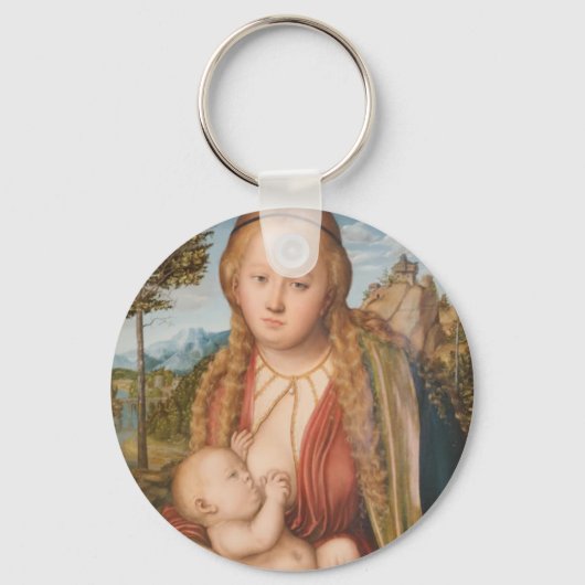 Porte-clés Gloire au sein divin de Marie (Recto)
