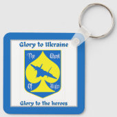 Porte-clés Gloire Aux Héros Ukraine Fighter Ace (Dos)