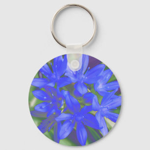 Porte-clés Gloire Du Porte - clé Bleu Fluorescent De Neige