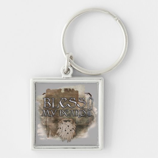 Porte-clés Glonge - Bénir ma barbe (Devant)