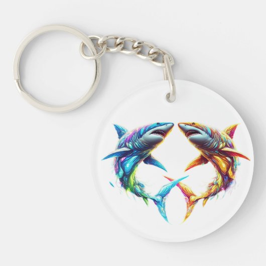 Porte-clés Glorieux requin (Devant)