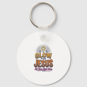 Porte-clés Glorifiez Jésus Laissez Votre Lumière Briller Chri