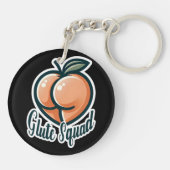 Porte-clés Glute Squad Peach Butt Glutes Fitness (Dos)