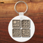 Porte-clés Glyphes maya (Recto)