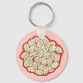 Porte-clés Gnocchi Cuisine italienne Alimentation Pomme de te (Recto)