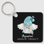Porte-clés Gnome Aquarius Astrologie Signal Angel Porte - clé (Recto)