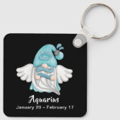 Porte-clés Gnome Aquarius Astrologie Signal Angel Porte - clé (Dos)