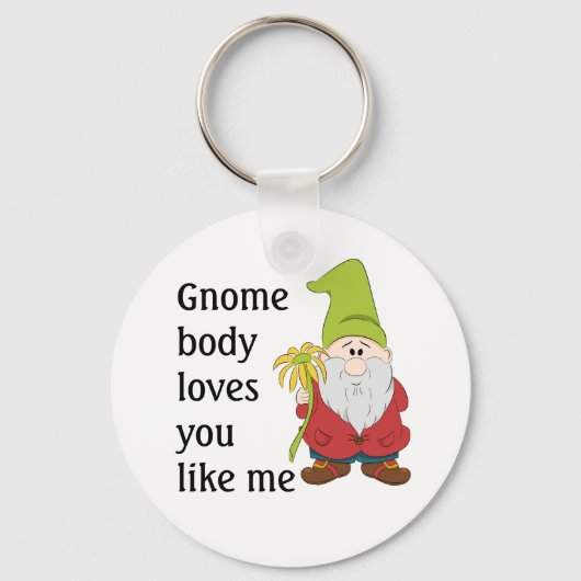Porte-clés Gnome Body Vous Aime Moi (Recto)