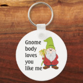 Porte-clés Gnome Body Vous Aime Moi (Recto)