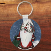 PORTE-CLÉS GNOME DE NOËL (Recto)