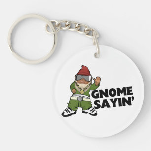 Porte-clés Gnome drôle de butin de Sayin de gnome