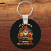 Porte-clés Gnome Hallothanksmas jupe Halloween Thanksg (Recto)