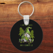 Porte-clés Gnome J'Aime Les Gros Boules Et Je Ne Peux Pas Men (Recto)